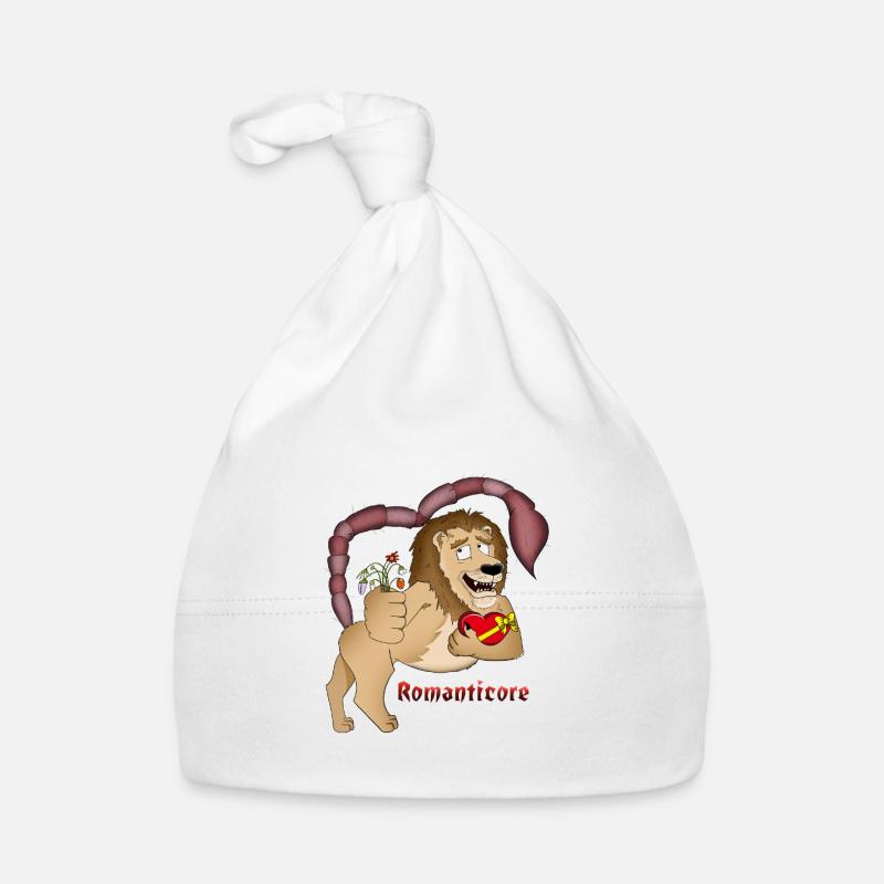 Romatisches Mantikor Design Baby Bio-Mütze