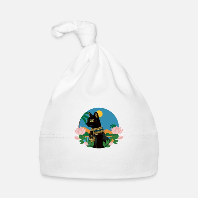 Bastet déesse egyptienne Bonnet bio Bébé