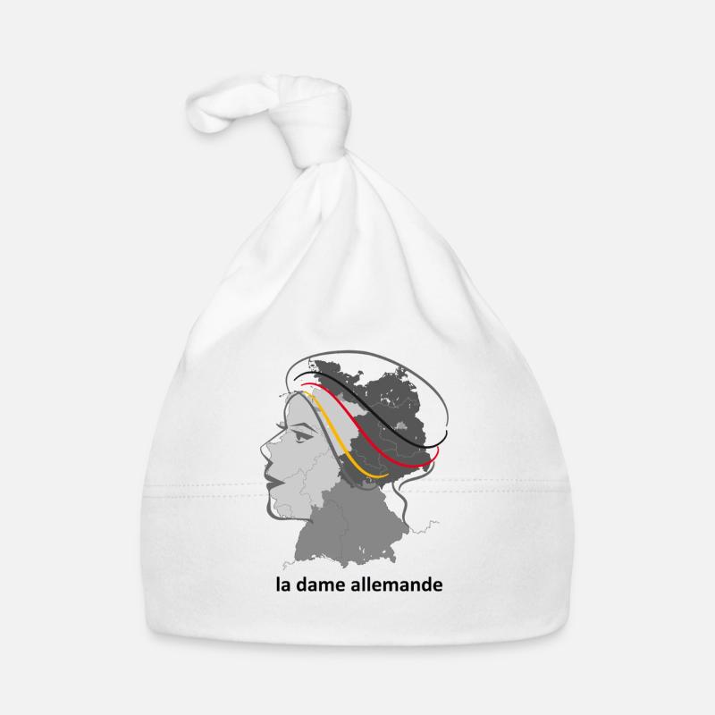 La Dame Allemande Design Baby Bio-Mütze