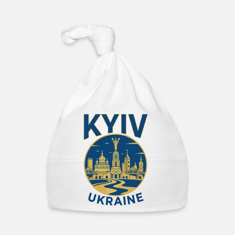 Illustration de la ligne d’horizon du point de repère de Kyiv Bonnet bio Bébé