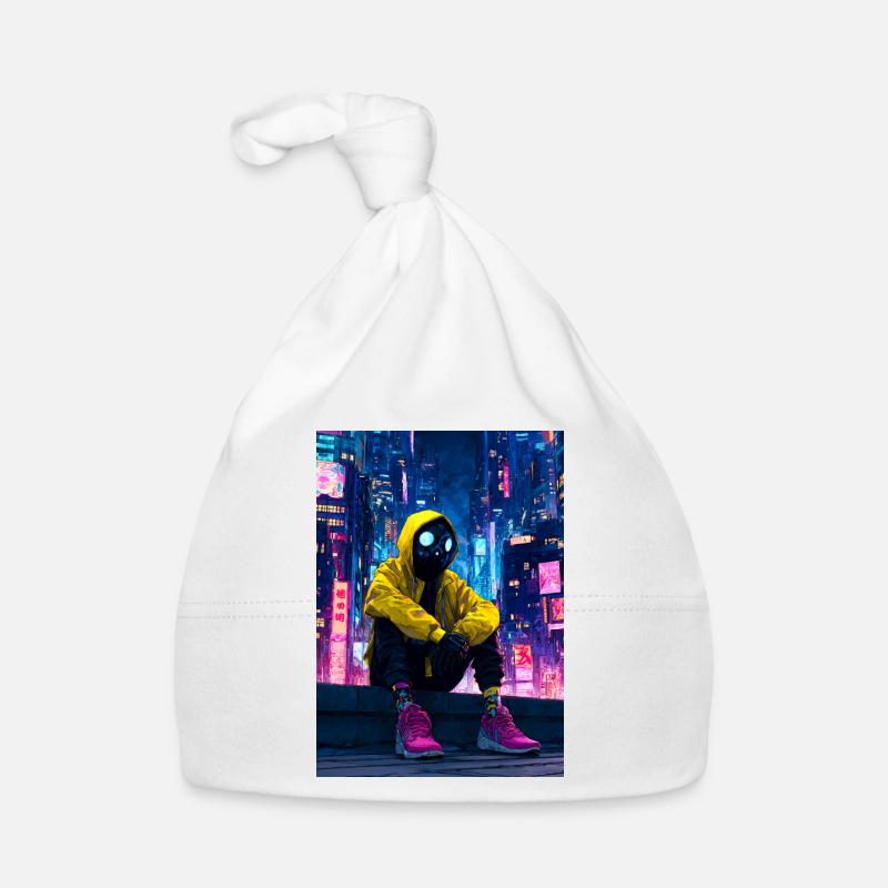 Neon City Cavalier Masqué Bonnet bio Bébé