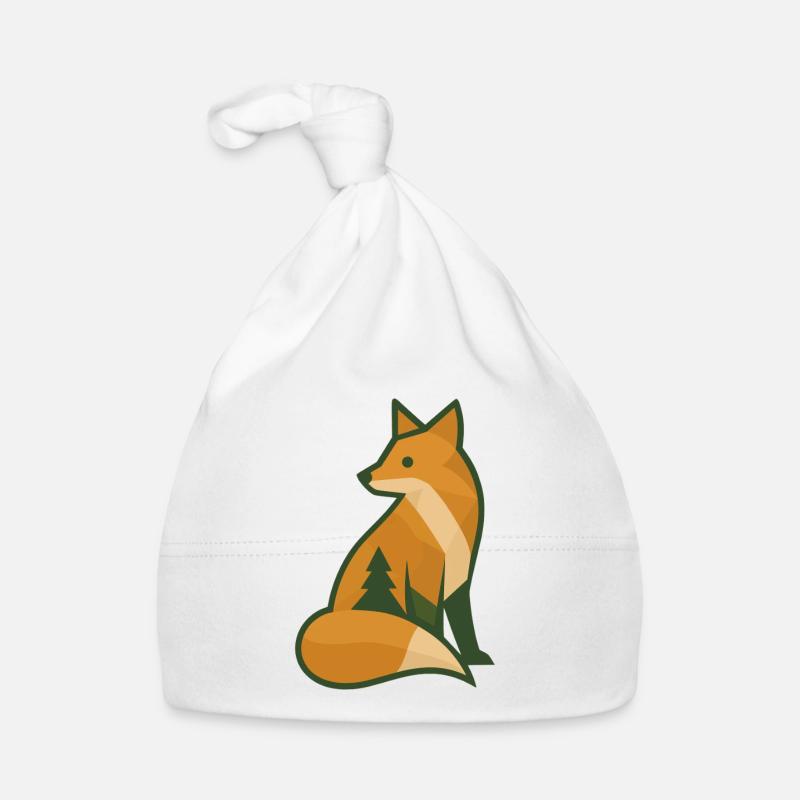 Forest Fox Organic Baby Cap