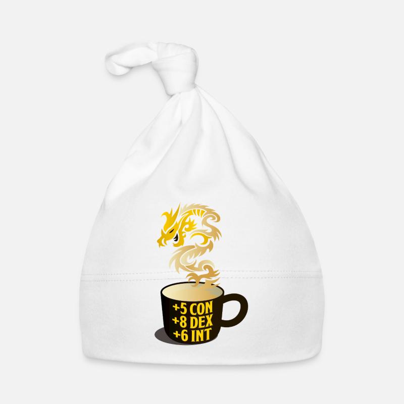 Dragon Steam RPG Stat Mug Organic Baby Cap