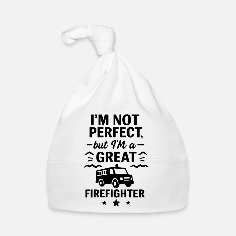 Super héros pompier Bonnet bio Bébé