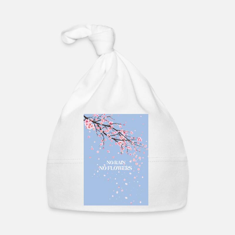 Pas de pluie pas de fleurs Cerisier Fleur Bonnet bio Bébé