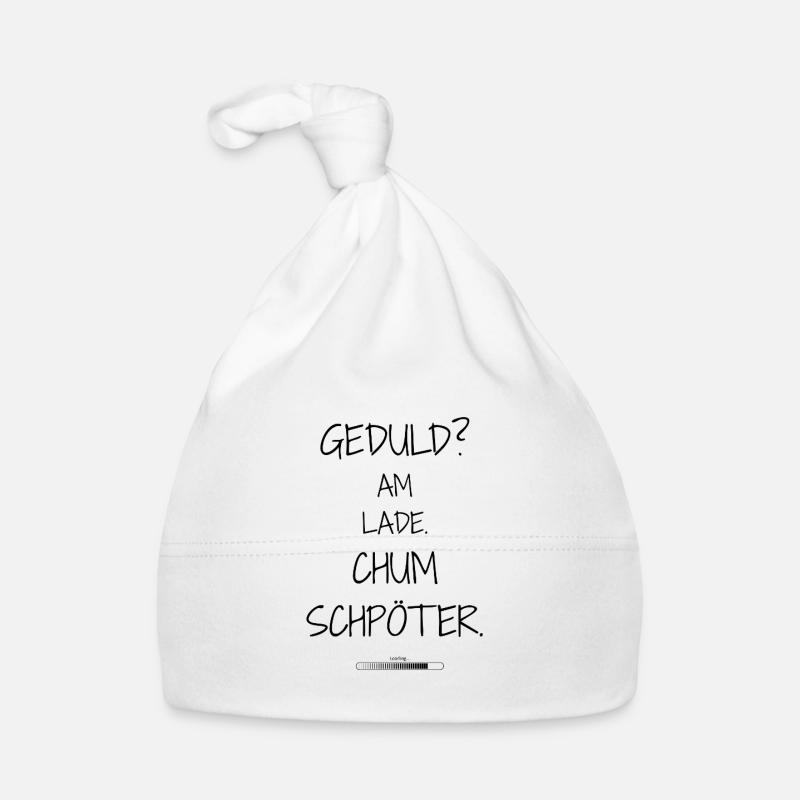 Statement design – irony meets everyday life Organic Baby Cap