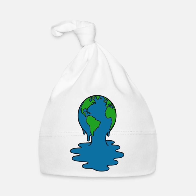 Earth Melting Art Organic Baby Cap