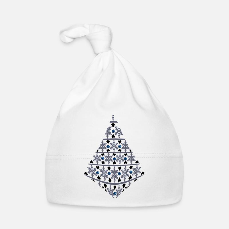 Ornement d’arbre flocon de neige Bonnet bio Bébé