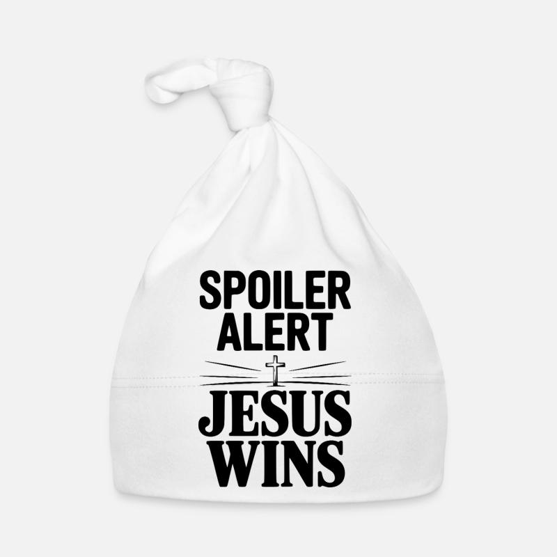 Attention, divulgation ! Jésus gagne Bonnet bio Bébé