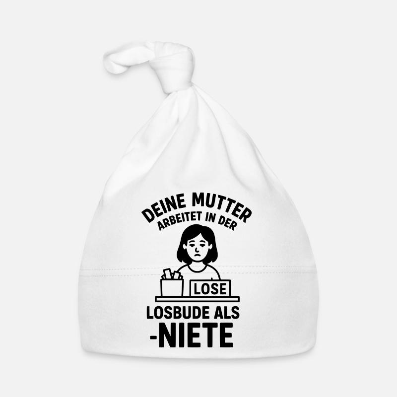 losbude deine mutter witz Baby Bio-Mütze