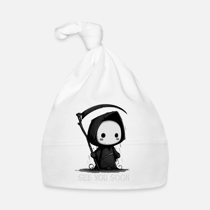 Mignon Grim Reaper à bientôt Bonnet bio Bébé