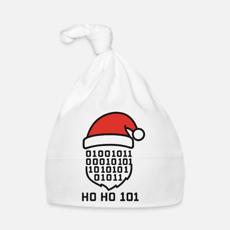 Weihnachtscode mit Santa Hut Baby Bio-Mütze