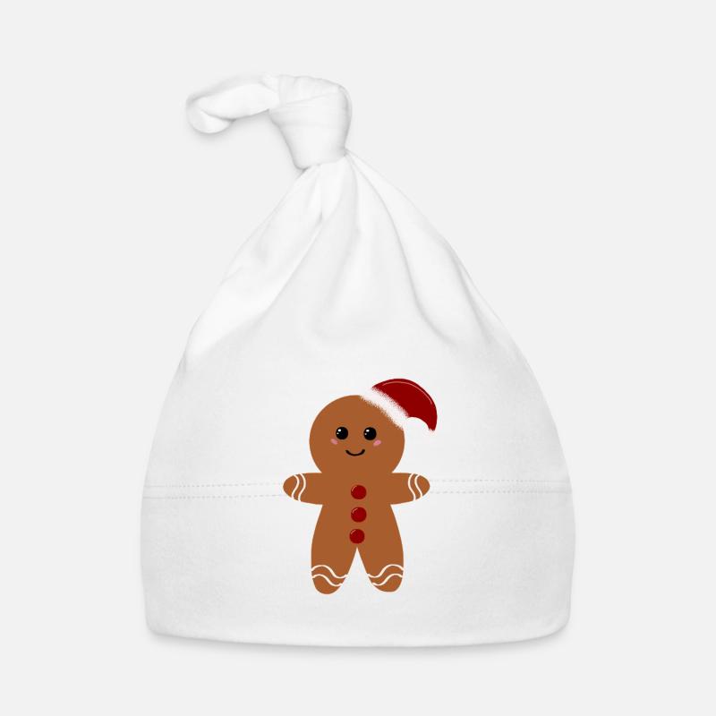 Weihnachts-Lebkuchen Baby Bio-Mütze