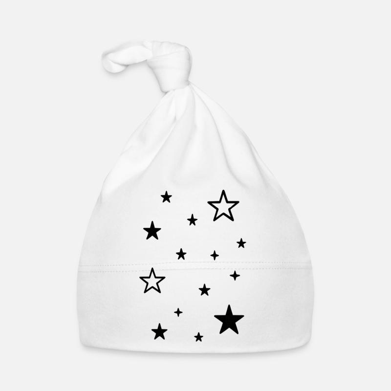 Conception du motif de diffusion d’étoiles Bonnet bio Bébé