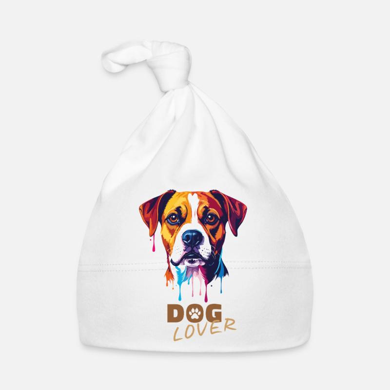 Amateur de chiens Bonnet bio Bébé