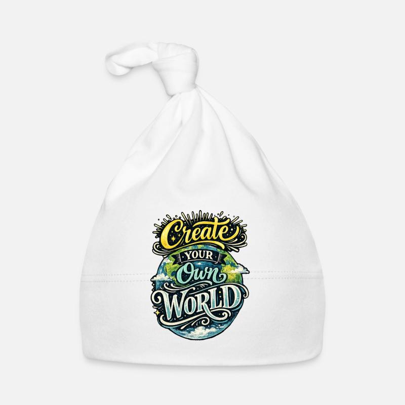 Create Your Own World – Hand Lettering Creativity  Baby Bio-Mütze