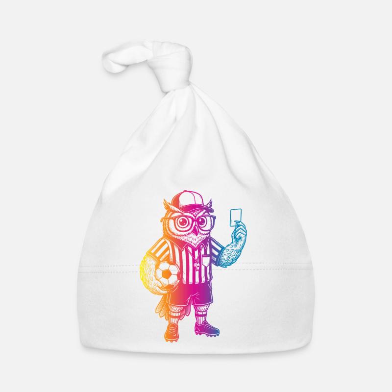 Fußball Eule Baby Bio-Mütze