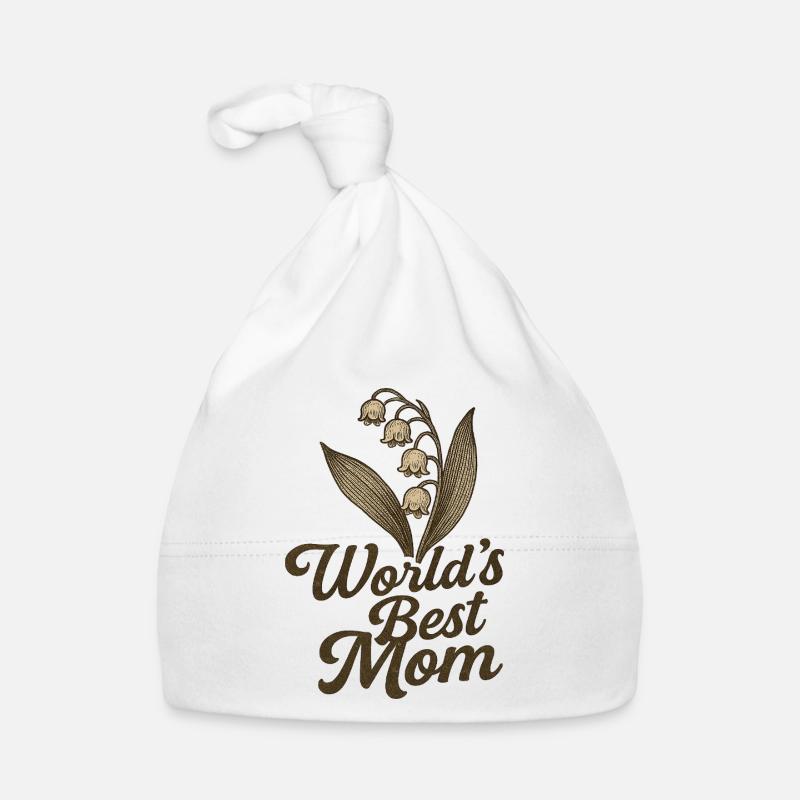 Das Weltbeste Mama-Lily-Design Baby Bio-Mütze