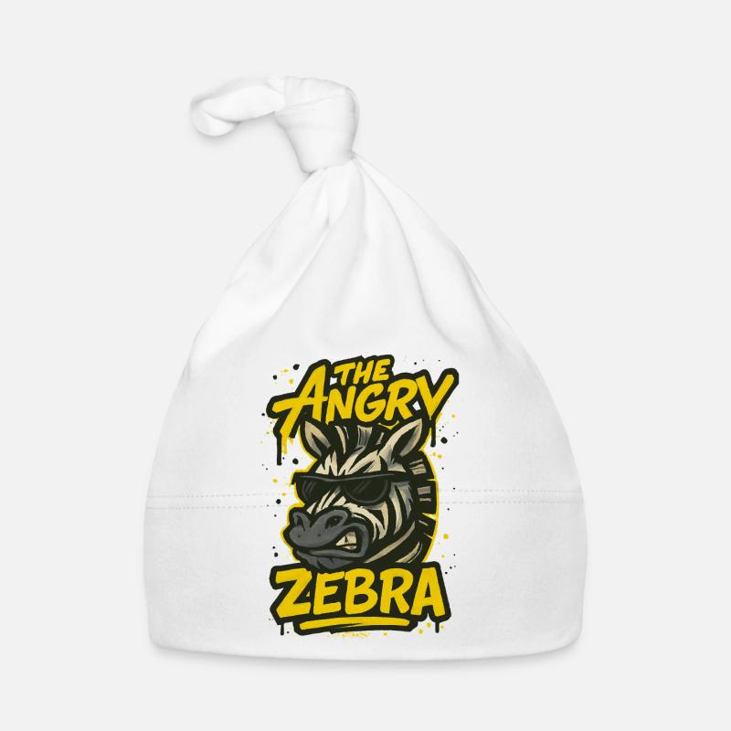 The angry zebra Organic Baby Cap
