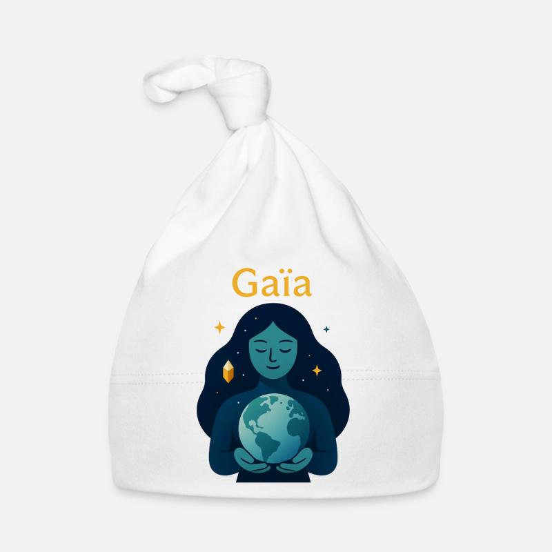 Eternal Cosmic Gaia Organic Baby Cap