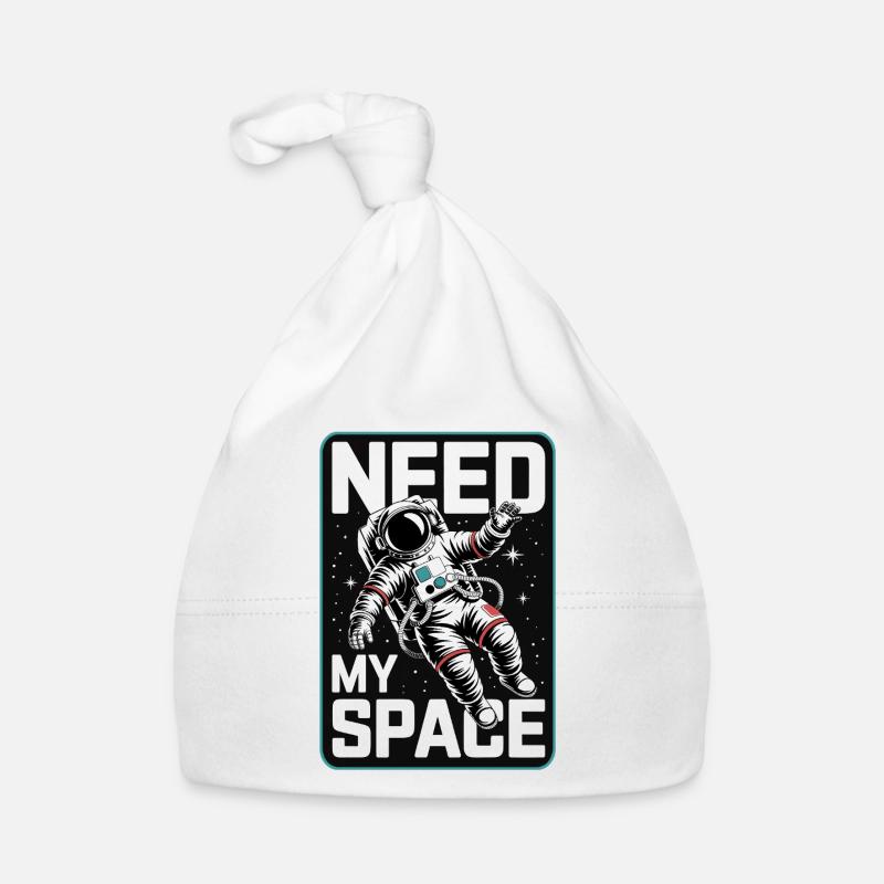 Need My Space Astronaut Organic Baby Cap