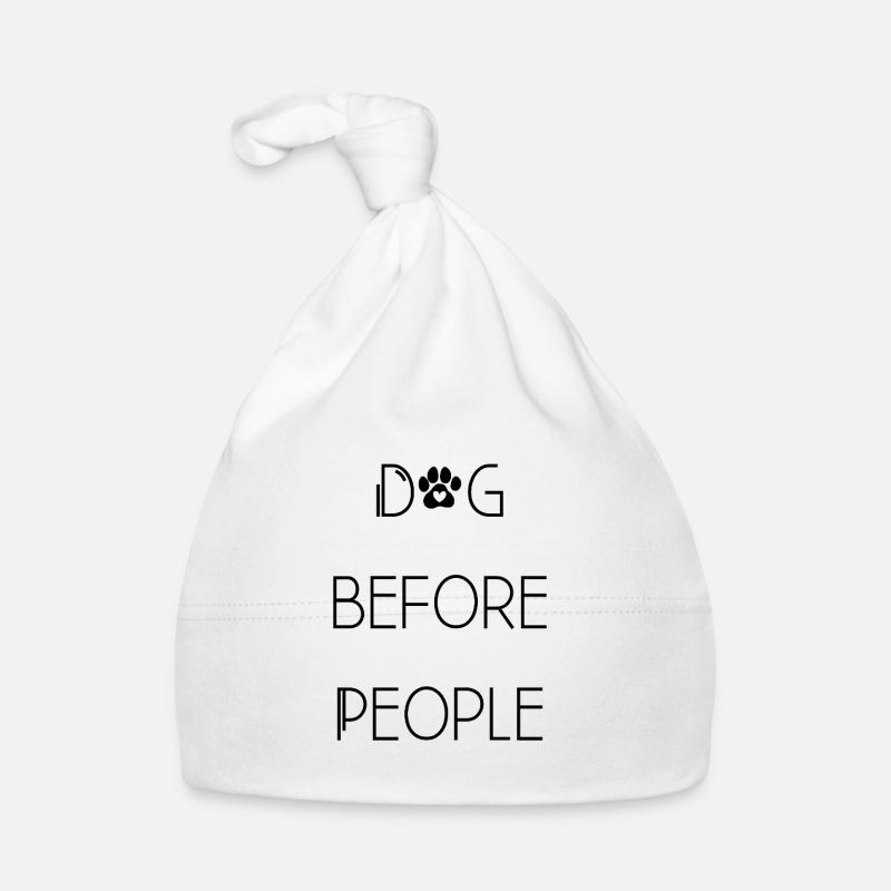 Black Silhouette Minimalism Organic Baby Cap