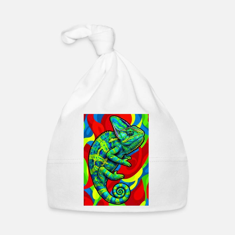 Chamäleon Baby Bio-Mütze