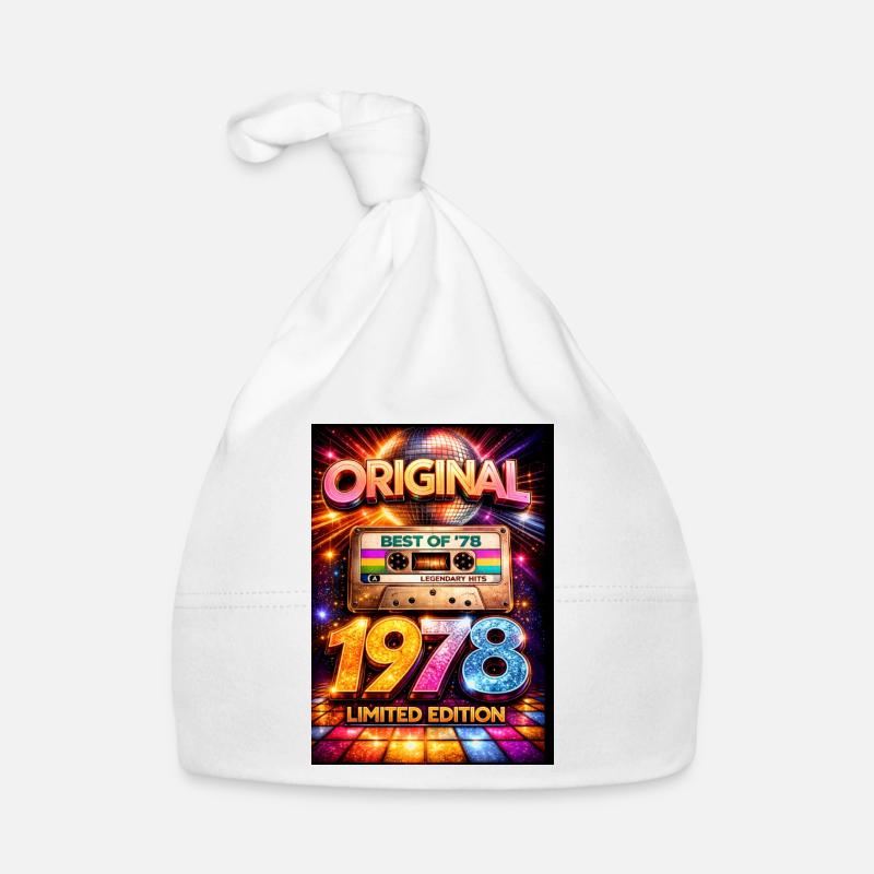 Originale Retro-Disco-Edition von 1978 Baby Bio-Mütze