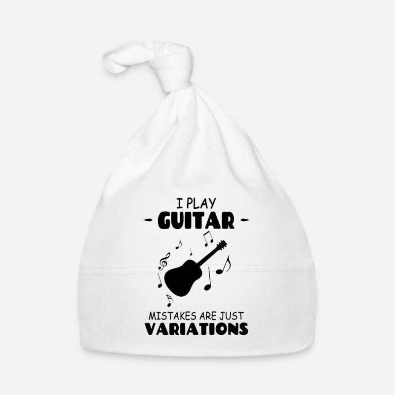 Ich spiele Die Gitarrenfehler sind nur Variationen Baby Bio-Mütze