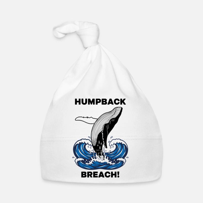 Buckelwalbruch Seebuckelwal Baby Bio-Mütze