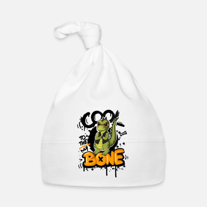 Police Dino BONE Casual Bonnet bio Bébé