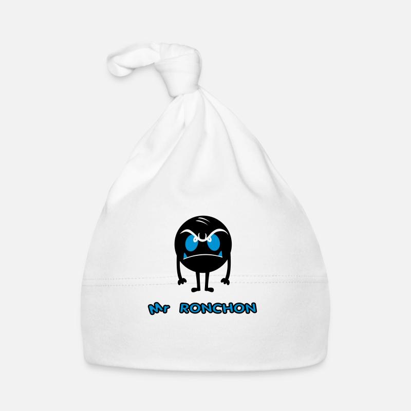 mr_ronchon - Bonnet bio Bébé - blanc