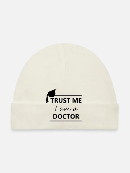 Doctor - Baby Bio-Mütze - Weiß - Vorne
