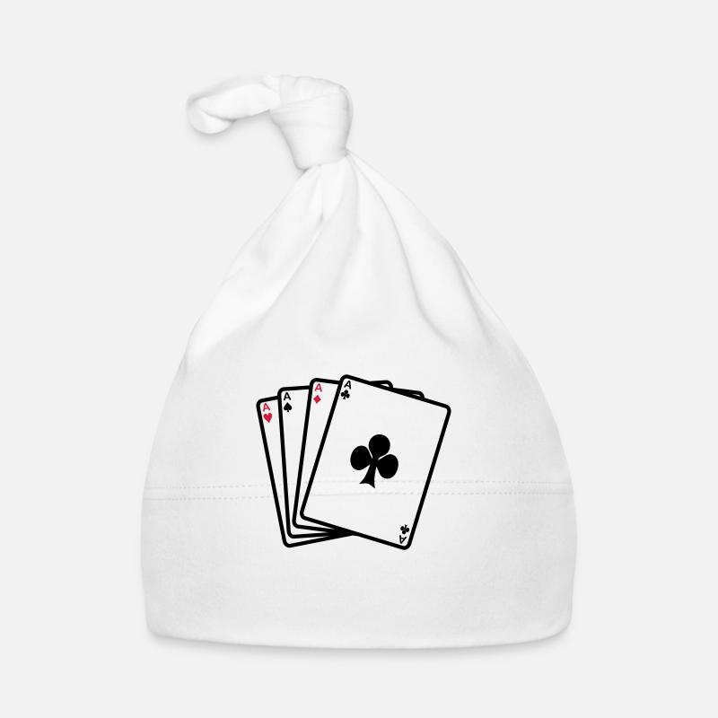 Poker - Karten Baby Bio-Mütze