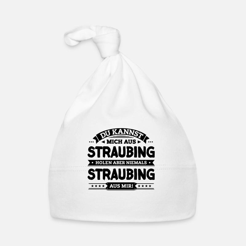 Mein Straubing - Baby Bio-Mütze - Weiß
