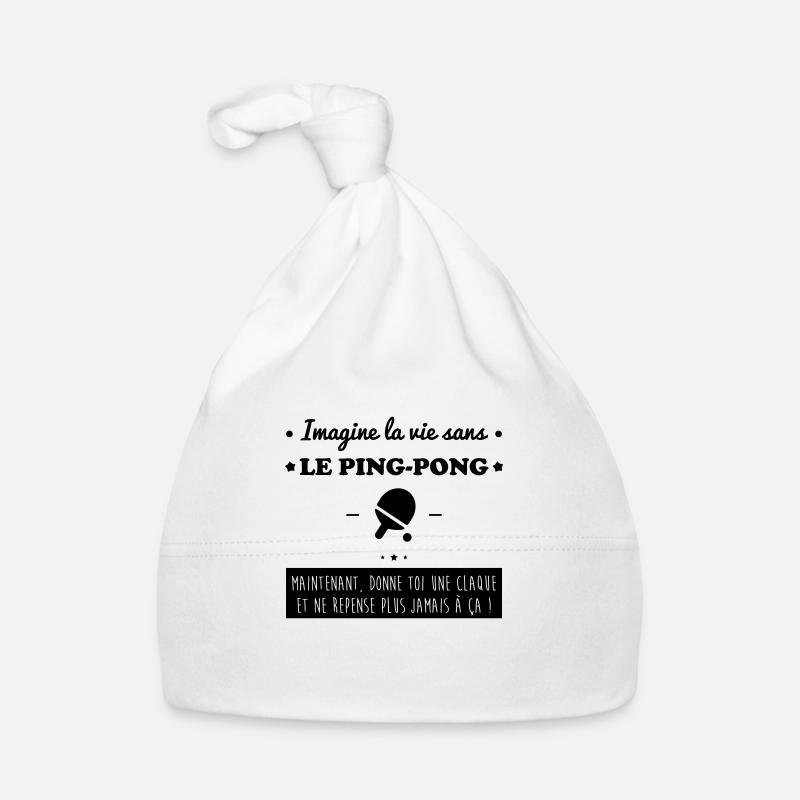 Le ping-pong Bonnet bio Bébé