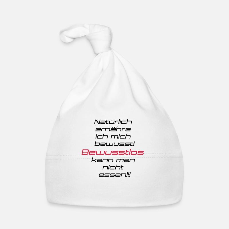 Bewusste Ernährung - Baby Bio-Mütze - Weiß