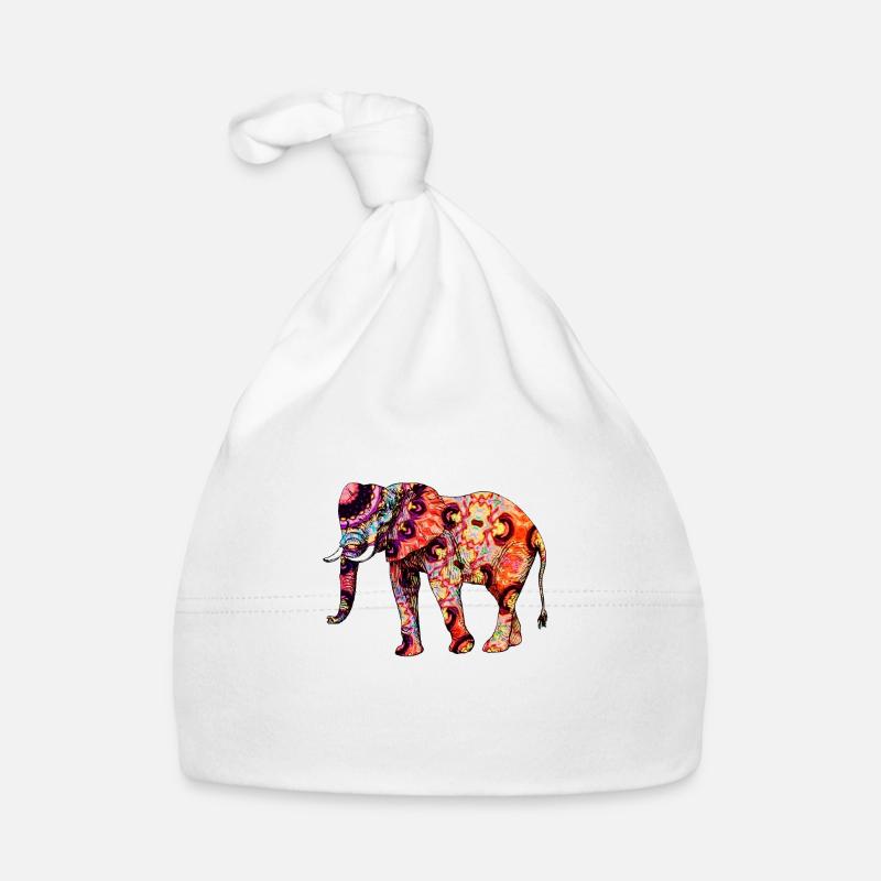 Oriental Elephant Baby Bio-Mütze