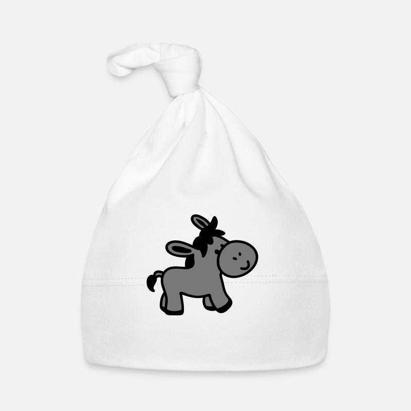Esel Baby Bio-Mütze