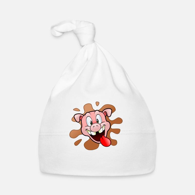 Maiale Cappellino ecologico per neonato