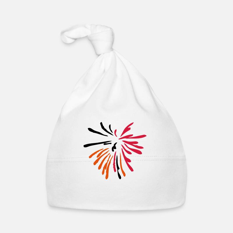artistic musical fire Organic Baby Cap