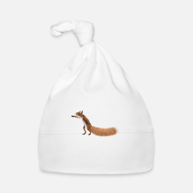 squirrel Organic Baby Cap