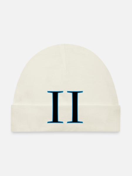 roman2 - Bonnet bio Bébé - blanc - Devant