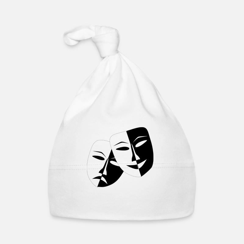 Zwei Masken - Drama Baby Bio-Mütze
