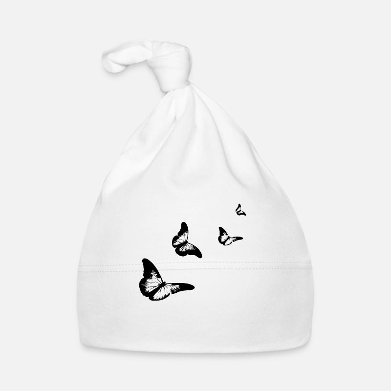 schmetterlinge Baby Bio-Mütze