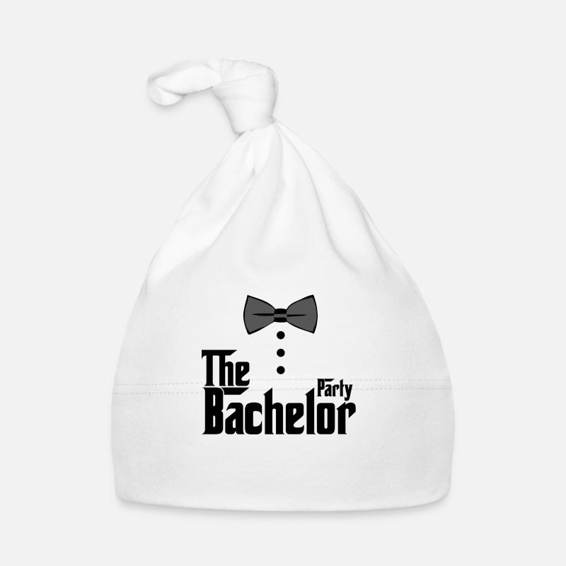 Le polterer du Bachelor Party Bachelorette Party - Bonnet bio Bébé - blanc