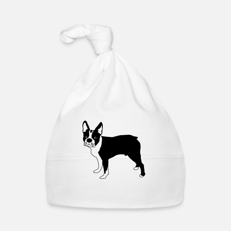 Boston terrier eu Organic Baby Cap