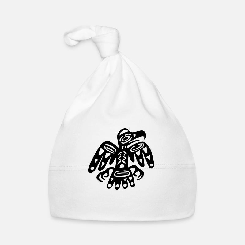 symbole indien sortie-shirt aigle Bonnet bio Bébé