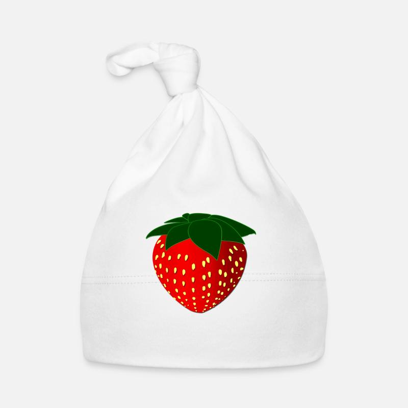 fraise - Baby Bio-Mütze - Weiß
