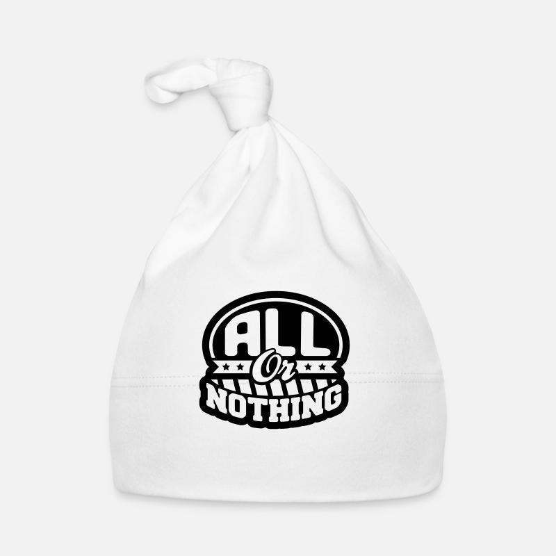 all_or_nothing_design_t1 Organic Baby Cap